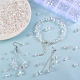 12 style galvanoplastie perles de verre EGLA-SZ0001-18-4
