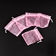 Pink Color Rectangle Organza Bags for Mother's Day Bags X-OP002-7-2