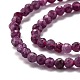 Perles de rubis / corindon rouge naturelles G-H266-24A-2
