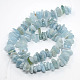 Natural Aquamarine Chips Beads Strands G-J107-10-2