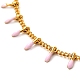 304 ensemble de colliers et bracelets en acier inoxydable émaillé gourmette SJEW-JS01218-11