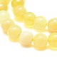 Chapelets de perles en opale jaune naturelle G-F674-07A-6mm-3