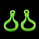 Accessoires de fermoir porte-clés en plastique opaque en forme d'ampoule en forme de bulbe KY-R006-03-1