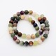 Natural & Synthetic Mixed Gemstone Beads Strands G-P070-26-6mm-2