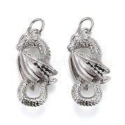 Латунные микропаве из черного кубического циркония KK-F821-39P
