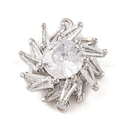 Латунные подвески из прозрачного кубического циркония KK-S389-40P