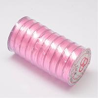 Gioielliere circa 65 yarde filo elastico lucido tratto 0.8mm filo di  poliestere lavorazione filo fai da te per braccialetti creazione di  gioielli con pietre preziose perline cucito artigianale - colore rosa  all'ingrosso 