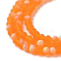 Abalorios de vidrio transparente hebras&nbsp;EGLA-A034-T4mm-MB05