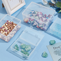 4 boîte de rangement de perles en plastique PP à double nœud&nbsp;CON-BC0007-32