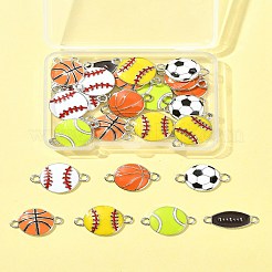 28pcs 7 Arten Legierungs-Emaille-Verbindungsstückcharme&nbsp;ENAM-FS0002-69