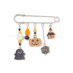 3 Stück 3 Farben Halloween Emaille Brosche Pins&nbsp;JEWB-TA00020