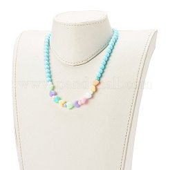 Stretch Kinder Perlenkette & Armband Schmucksets&nbsp;SJEW-JS01198
