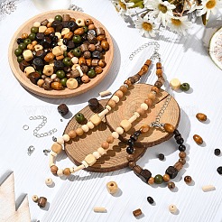 DIY-Kits zur Herstellung von Stretch-Armbändern aus Holzperlen&nbsp;DIY-YW0012-69