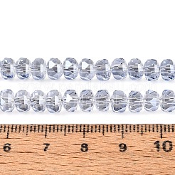 Galvanisieren transparente Glasperlen Stränge&nbsp;EGLA-N022-05B-C11