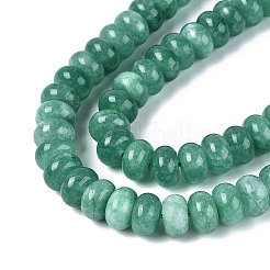 Natürliche weiße Jade perlen Stränge&nbsp;G-Q613-01F-11