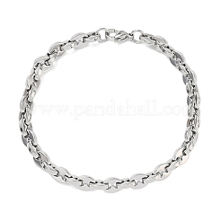 6 mm ovale Gliederkettenarmbänder aus Edelstahl 304&nbsp;SA-CBA2696-19P