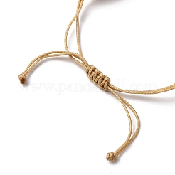 Braccialetti di perline intrecciate con perline di conchiglie di ciprea miste naturali e perline di turchese sintetico&nbsp;BJEW-TA00641
