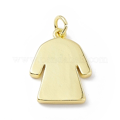 Colgantes de esmalte de latón chapado en rack&nbsp;KK-B065-18G-02