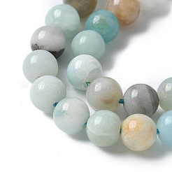 Brins de perles d'amazonite de fleurs naturelles&nbsp;Z26N5018-01