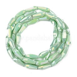 Perlas de vidrio opaco galvanizado hebras&nbsp;EGLA-L015-FR-B20-01
