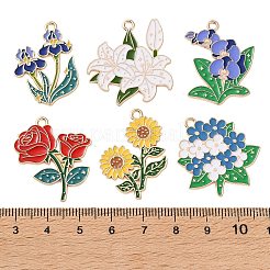 Pendentifs d'émail en alliage&nbsp;AL-CBADB2B-07G