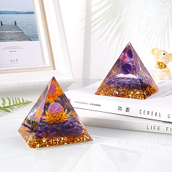 Amethyst-Kristallpyramidendekorationen&nbsp;JX073A