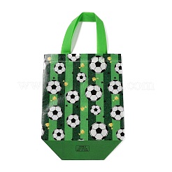 Sacs fourre-tout imperméables non tissés imprimés par football&nbsp;ABAG-P012-B02