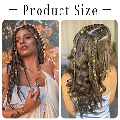10 pz perline in lega per dreadlocks&nbsp;FIND-TA0008-53C