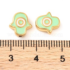 Perles de placage en laiton&nbsp;KK-H486-03G-05