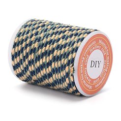 Cordon en polycoton à 4 brin avec fil métallique&nbsp;OCOR-Z003-D27