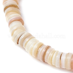 Bracelets extensibles en perles d'eau douce de culture naturelles et perles de turquoise synthétiques&nbsp;BJEW-JB11875-01