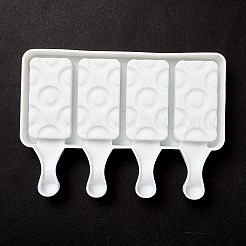 Rechteckige Eiscreme-Silikonformen in Lebensmittelqualität zum Selbermachen&nbsp;LS-DIY-D062-01B