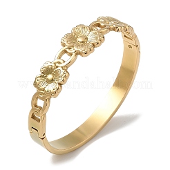 Bracciali rigidi con cerniera in acciaio inossidabile 304&nbsp;SA-CBAB92B-03G