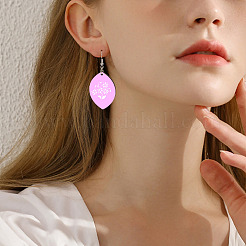 Kit de fabrication de boucles d'oreilles vierges de sublimation bricolage&nbsp;DIY-SW0001-14