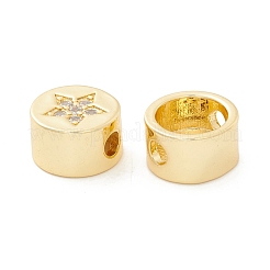 Perline di ottone ecocompatibili con placcatura a cremagliera&nbsp;KK-K267-06G