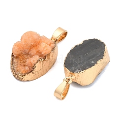 Natur druzy Achatanhänger&nbsp;GG-K002-18