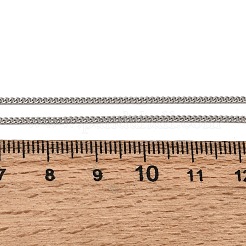 Collier à chaîne torsadée en acier inoxydable 304 de 12 mm (1.5 pièce) pour homme et femme&nbsp;NJEW-H093-17P-01