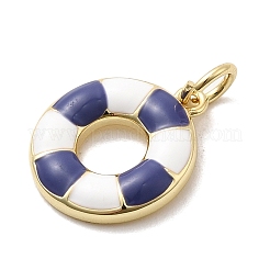 Pendentifs d'émail en laiton &nbsp;KK-P338-23G-03