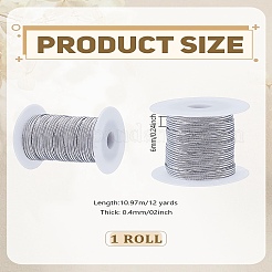 12 Yards flache elastische Schnur/Band&nbsp;EC-LP0001-04A