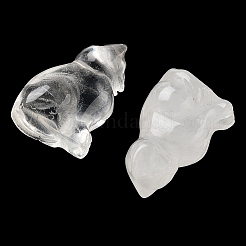 Figurines sculptées en cristal de quartz naturel&nbsp;DJEW-L023-B20