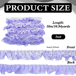 10 m Organza-Spitzenband&nbsp;OCOR-FG0003-43B