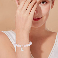 320 filo di perline di quarzo rosa naturale in 4 stili&nbsp;G-NB0002-91