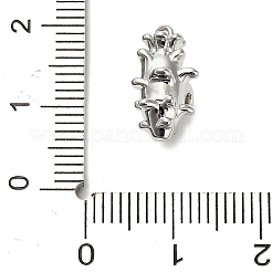 Pendentifs avec zircon cubiques à micro-pavés en laiton&nbsp;KK-L229-001P-03