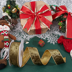 Cinta de poliéster con motivos navideños&nbsp;OCOR-WH0111-115A