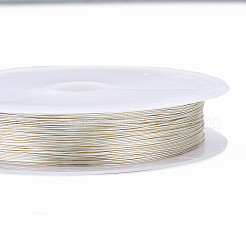 Fil de bijoux en cuivre rond&nbsp;X-CWIR-Q006-0.3mm-S