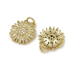 Colgante micropavé cubic zirconia de latón&nbsp;KK-I358-063G-G