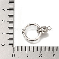 Messing Micro Pave klare Zirkonia Falte über Verschlüsse&nbsp;KK-H480-28P