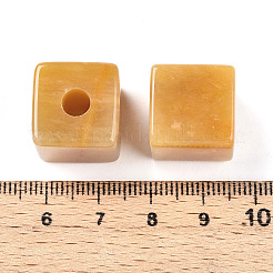 Natürliche Topas Jade europäischen Perlen&nbsp;G-N345-07A-09