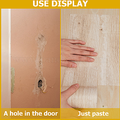 Papier pvc grain de bois autocollant&nbsp;DIY-WH0419-40F