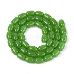 Nachahmung Jade Glasperlen &nbsp;GLAA-N058-6x9mm-C01